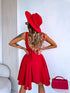 Corset dress "MARAKUJA A1160" - RED
